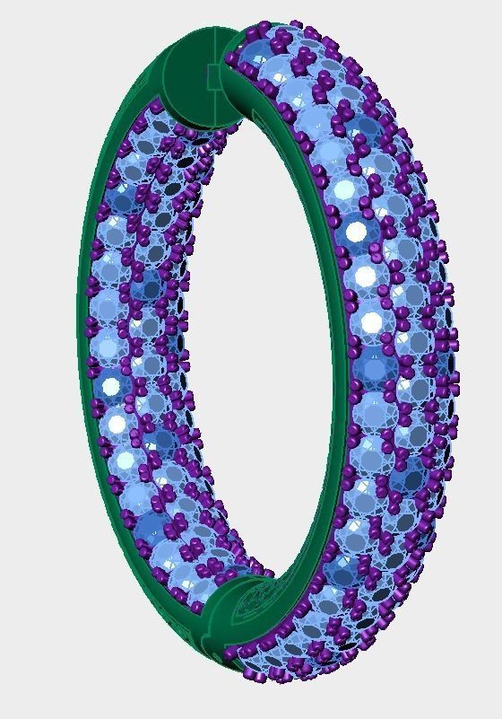 Earring model 0270 3D printable model15 3D print model_18