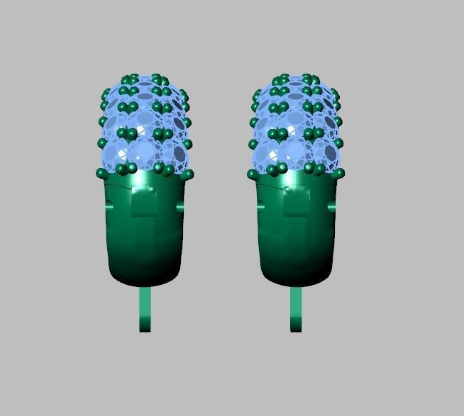 Earring model 0271 3D printable model 3D print model_18