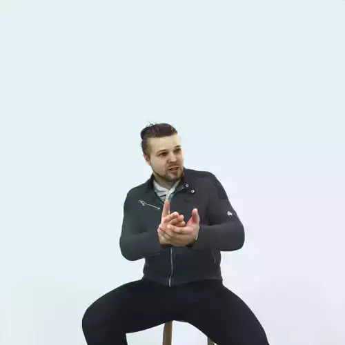 Keen 09D Explaining Casual Sitting Man