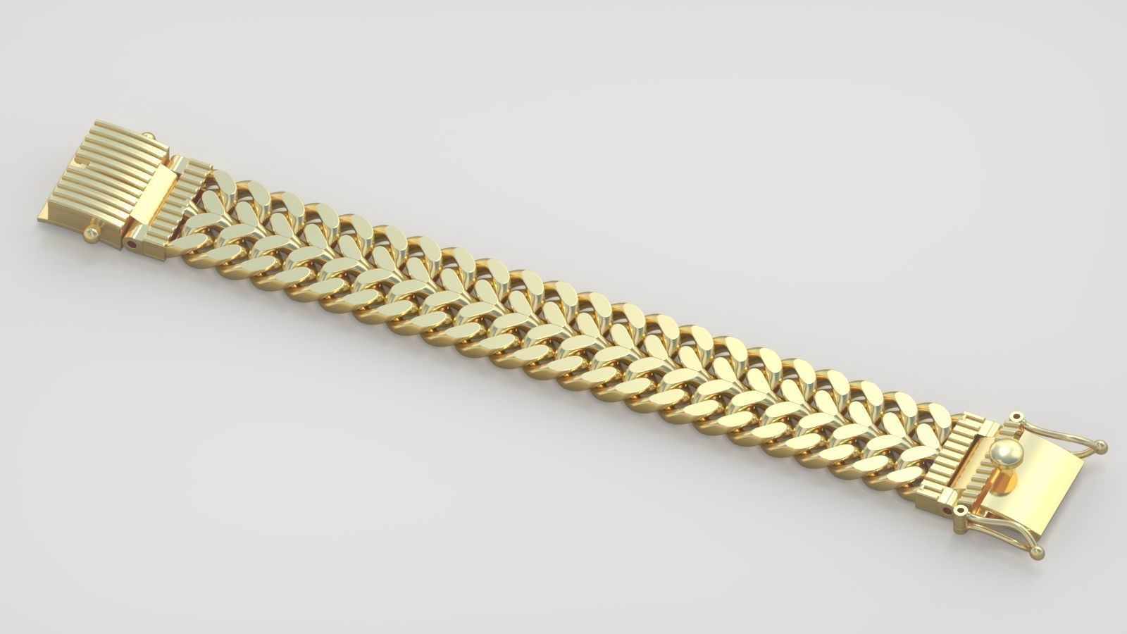 Bracelet model 3D printable model 0029-17 3D print model_2