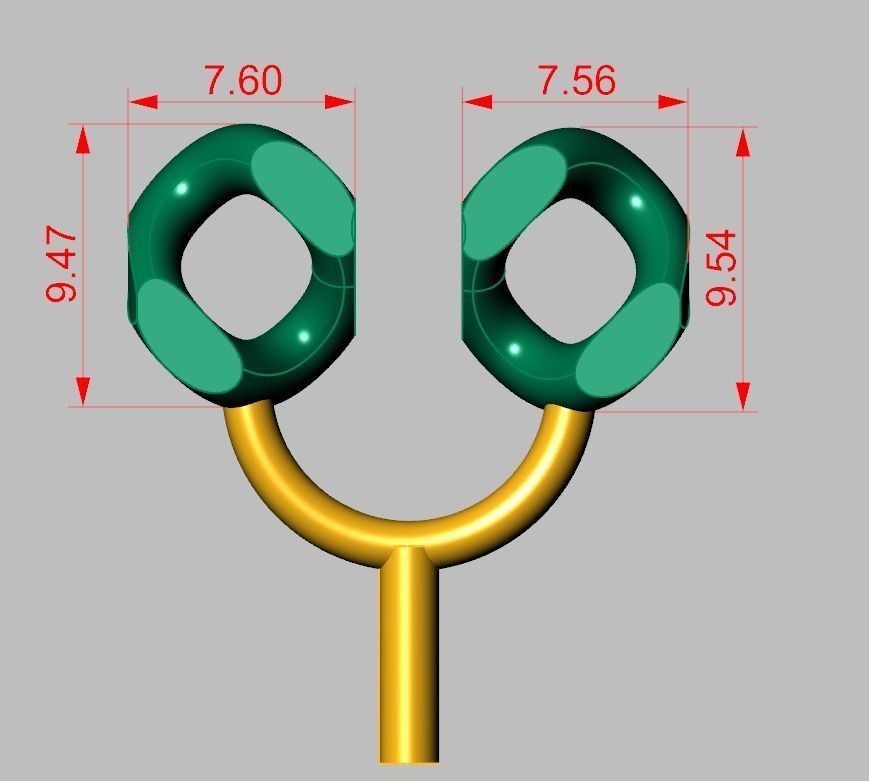 Bracelet model 3D printable model 0029-17 3D print model_17