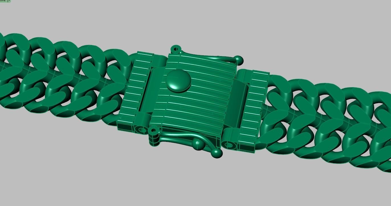 Bracelet model 3D printable model 0029-17 3D print model_13