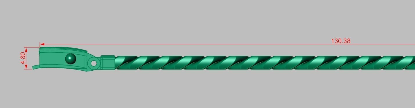 Bracelet model 3D printable model 0029-17 3D print model_22