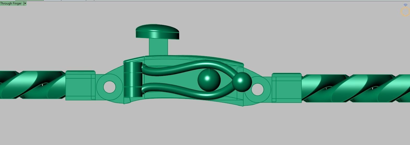 Bracelet model 3D printable model 0029-17 3D print model_15