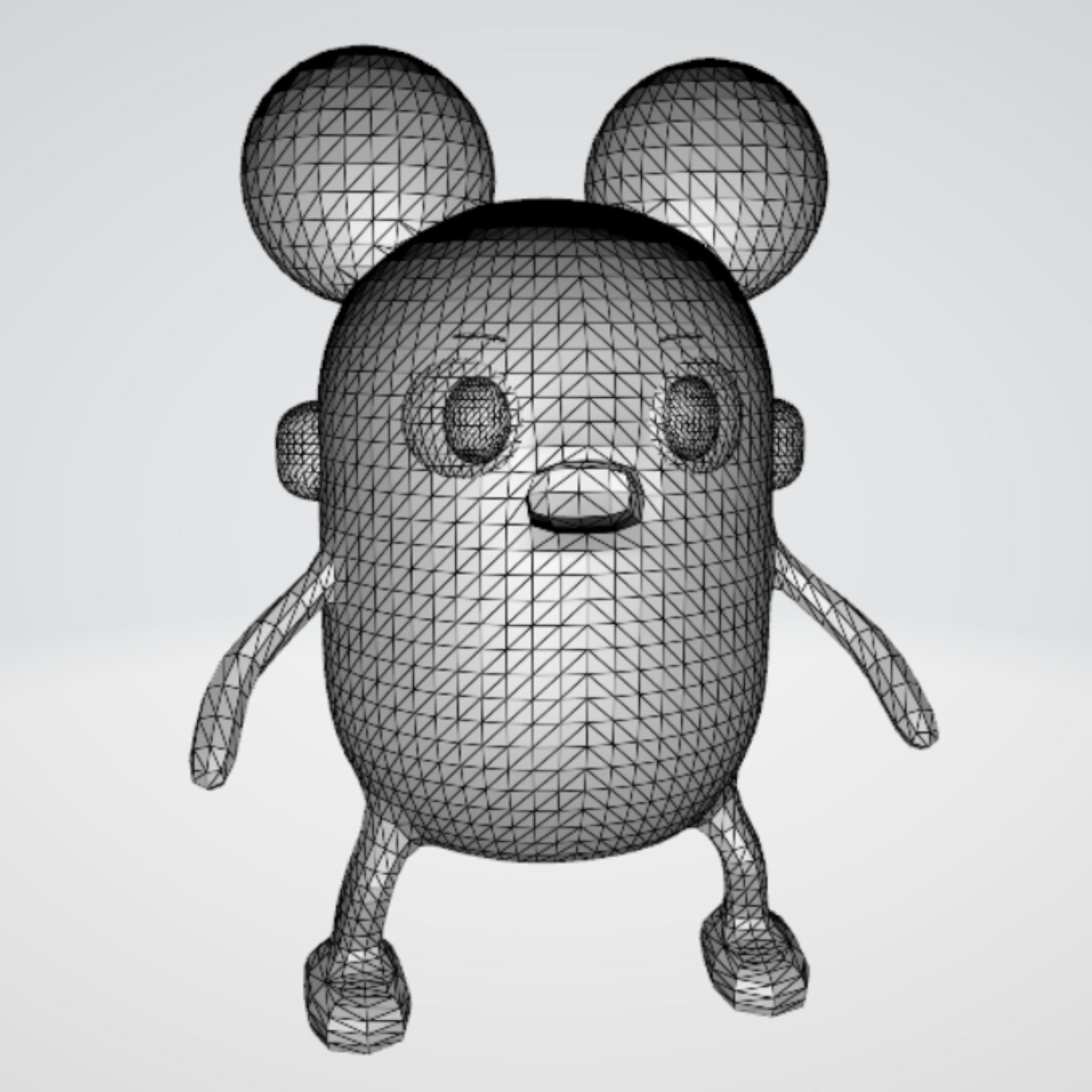 Amanda the Adventurer RIGGED Low-poly 3D model_8