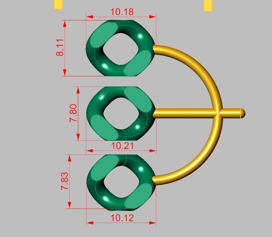 Bracelet model 3D printable model 0030-13 3D print model_15