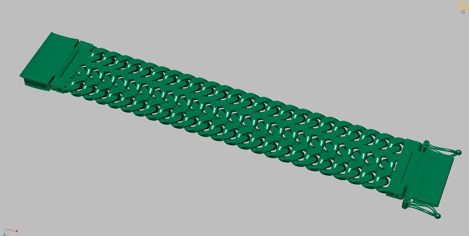 Bracelet model 3D printable model 0030-13 3D print model_19
