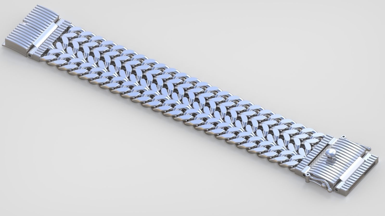Bracelet model 3D printable model 0030-13 3D print model_3