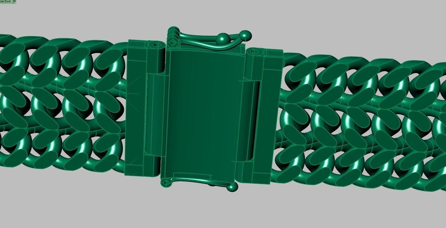 Bracelet model 3D printable model 0030-13 3D print model_12