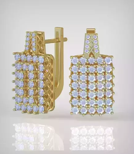 Earring model 0345 3D printable model