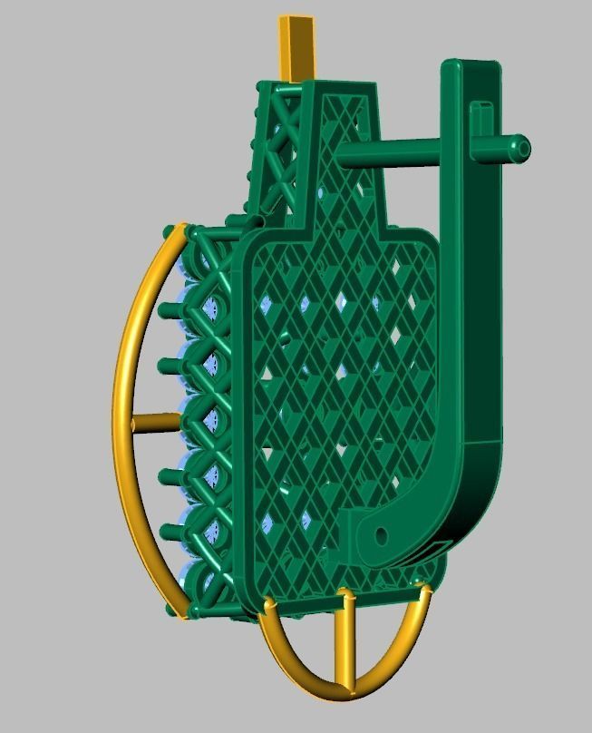 Earring model 0345 3D printable model 3D print model_11