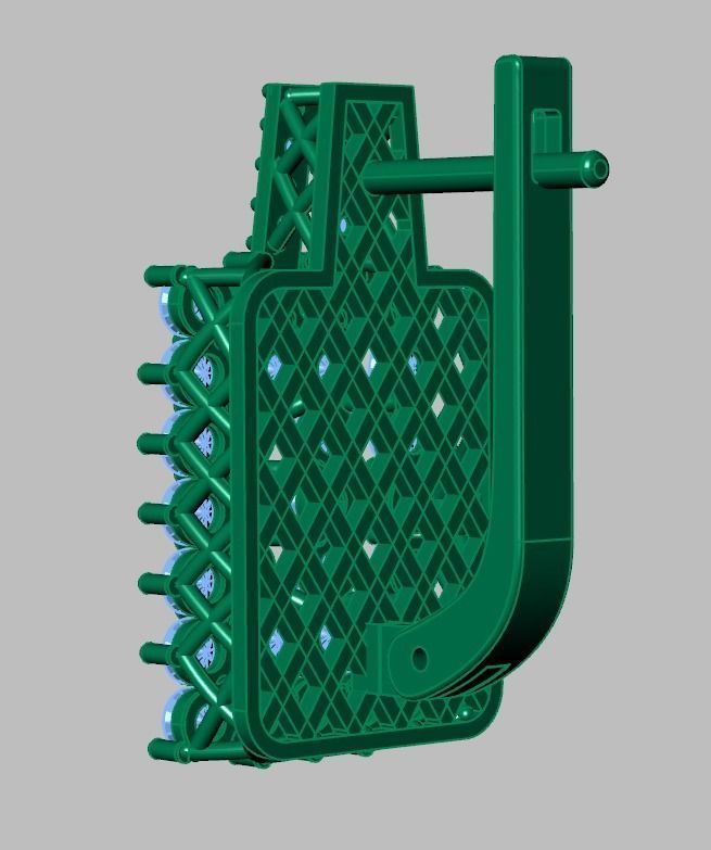 Earring model 0345 3D printable model 3D print model_10