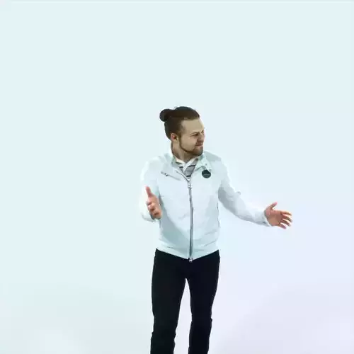 Keen 15C Explaining Couple walking Casual Man