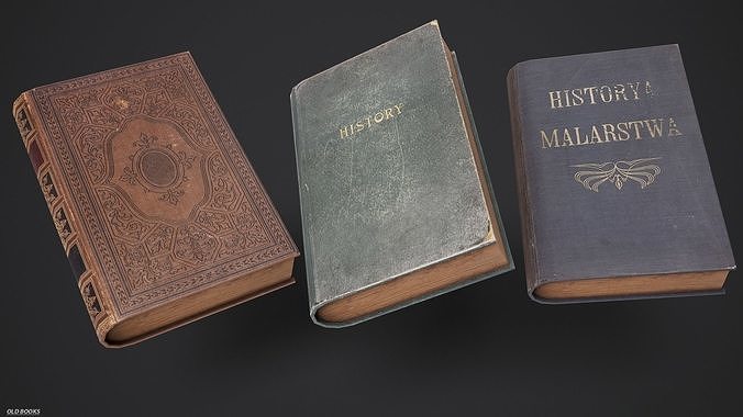 Books Free low-poly 3D model