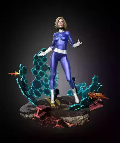 FANTASTIC 4 SUE STORM 3D print model