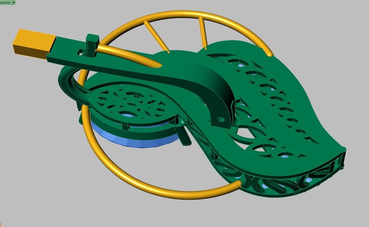 Earring model 0346 3D printable model12 3D print model_12