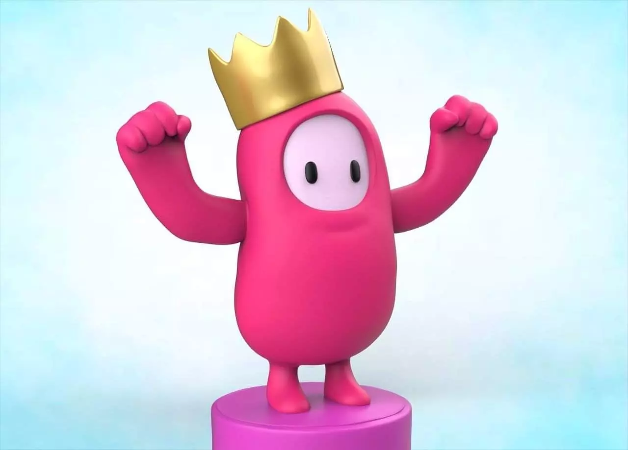  Fall Guys x 2 Fan Art 3D Model Figure - 1 part 3D print model_0