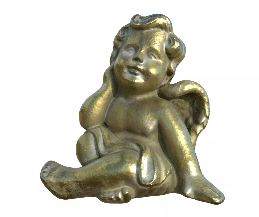 Angel statue  3D model_0