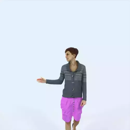 Luna 16K Couple walking Casual Woman