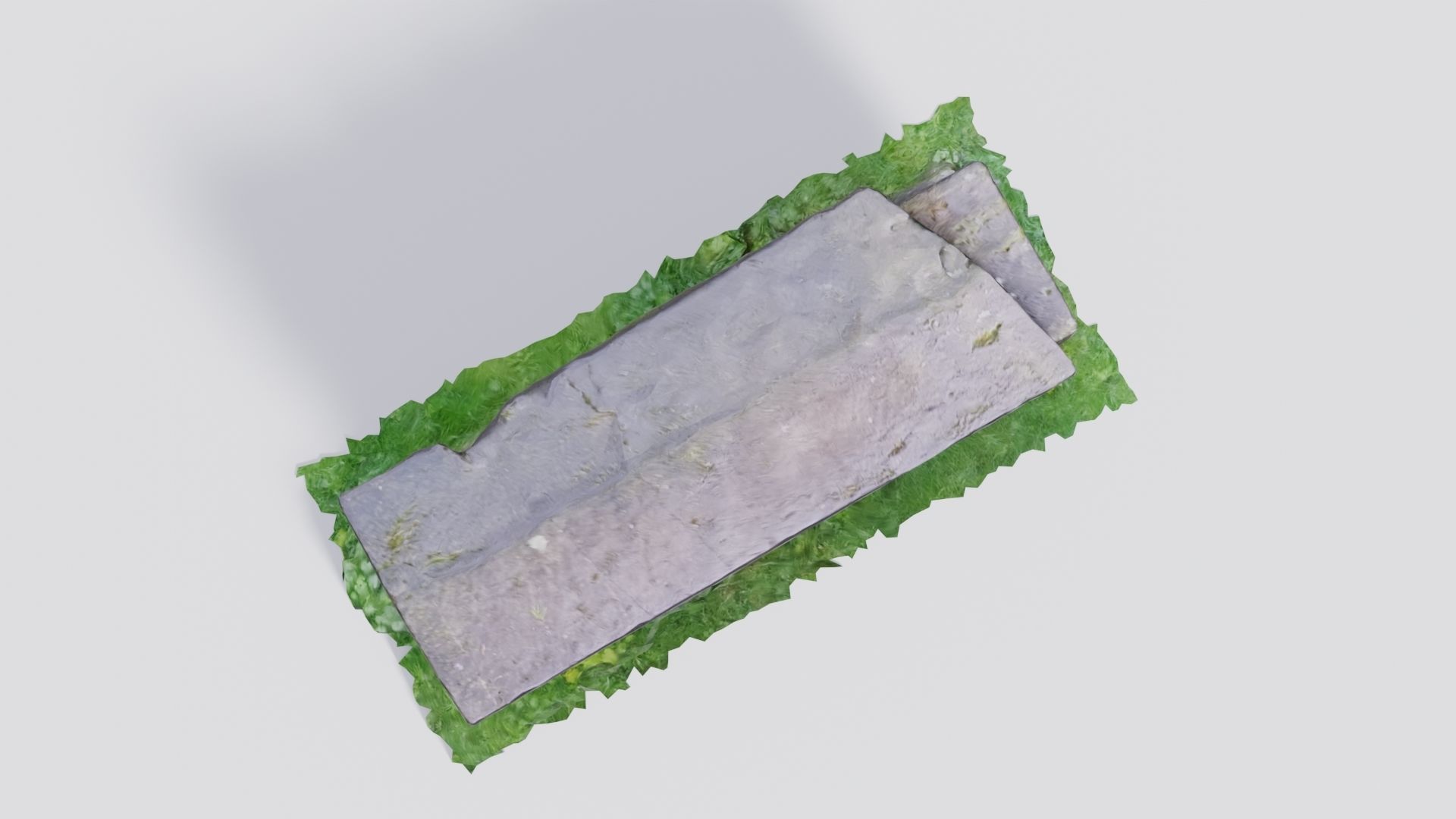 Historical stone grave and sarcophagus 3D model_5