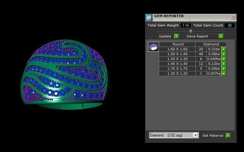 Rings 3D print model_4