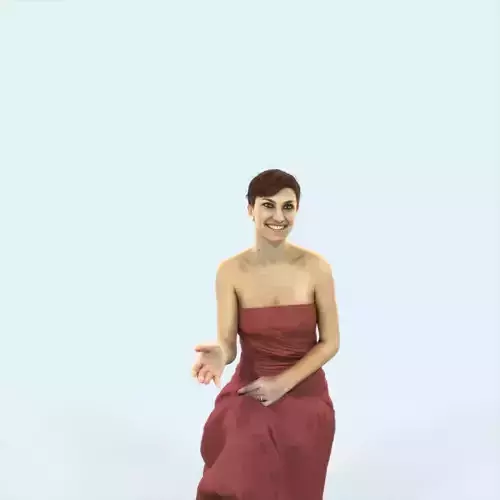 Luna 20E Explaining Sitting Event Elegant Woman