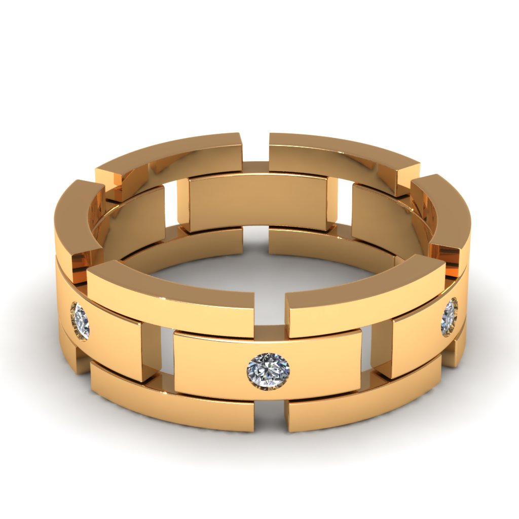 Wedding Band 3D print model_2