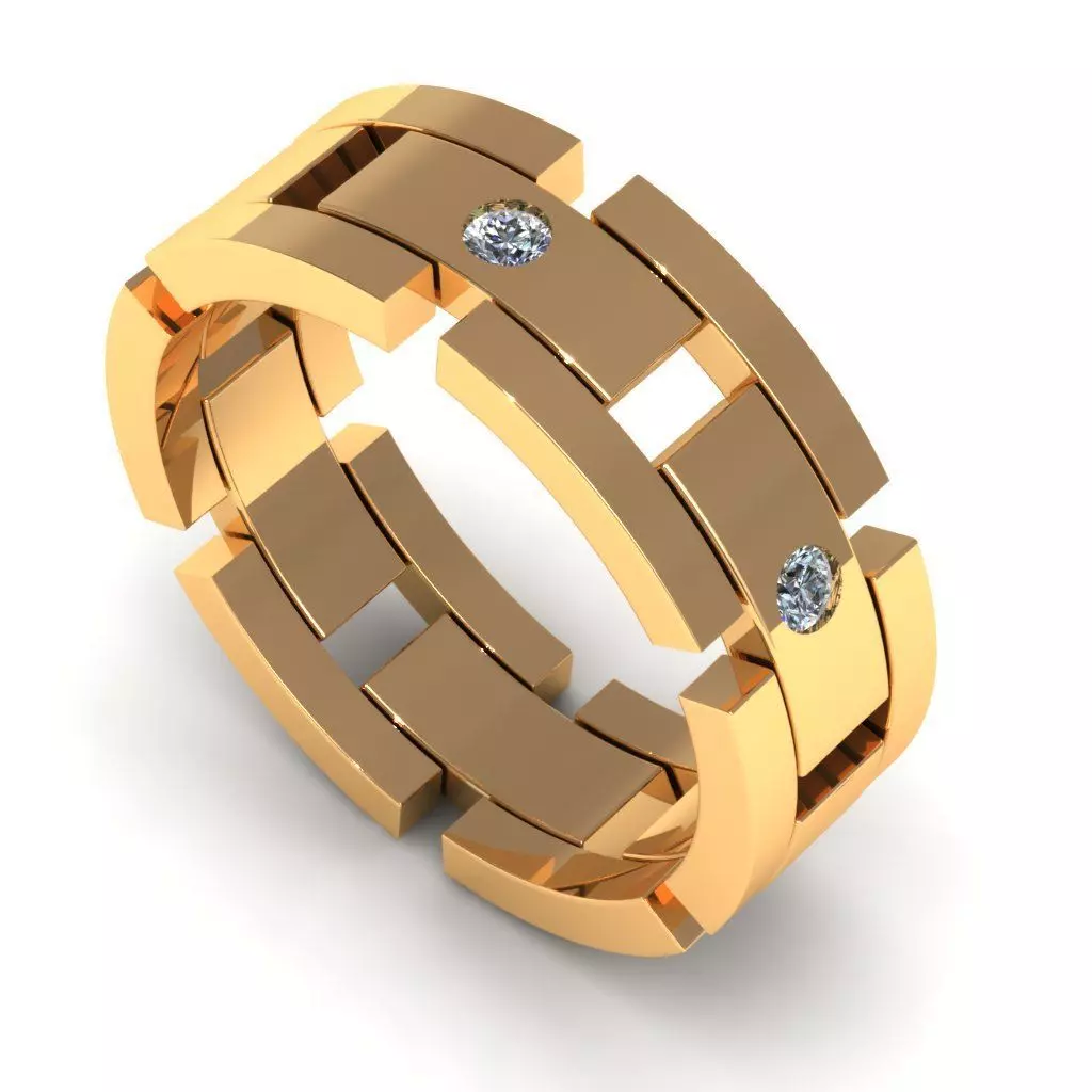 Wedding Band 3D print model_0