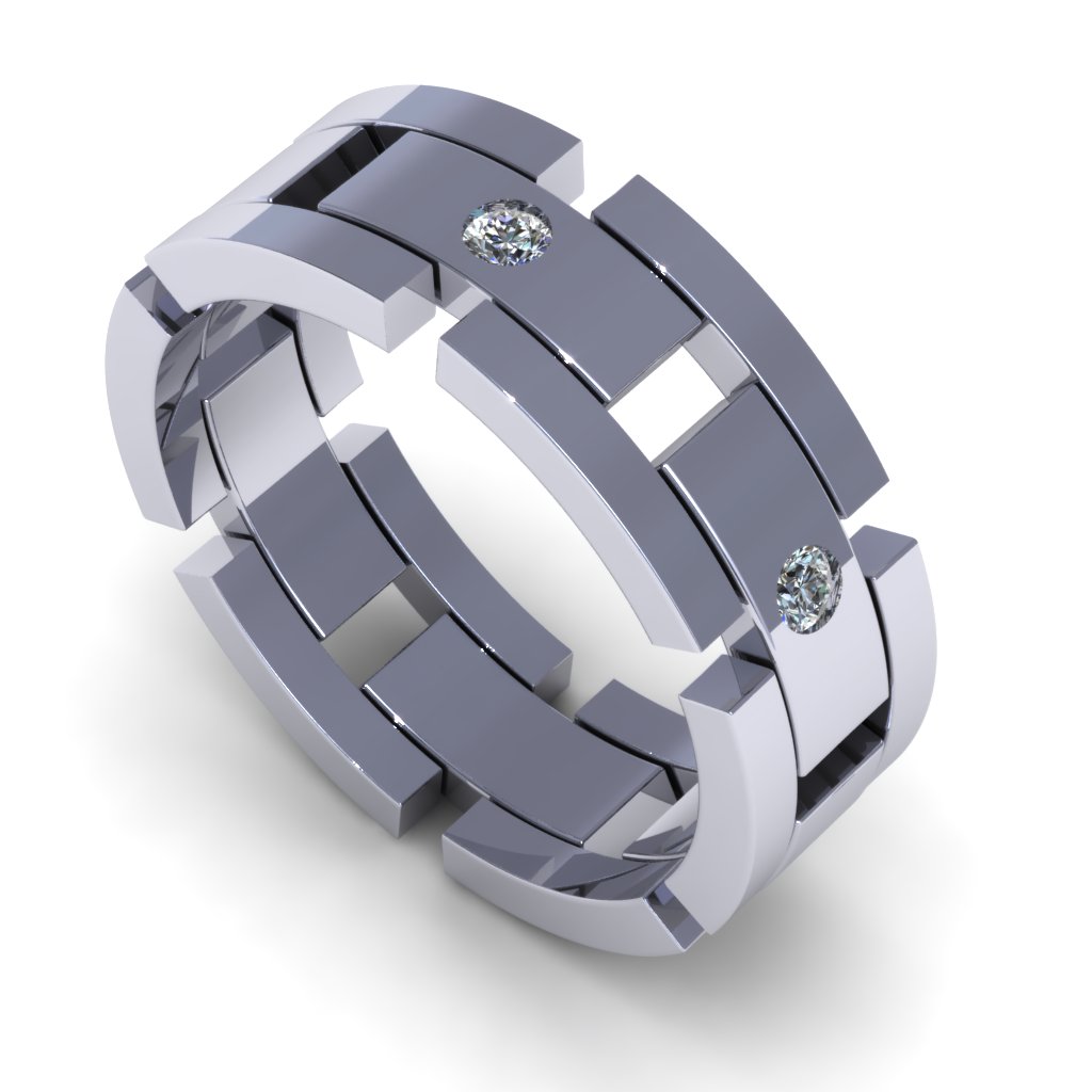 Wedding Band 3D print model_1