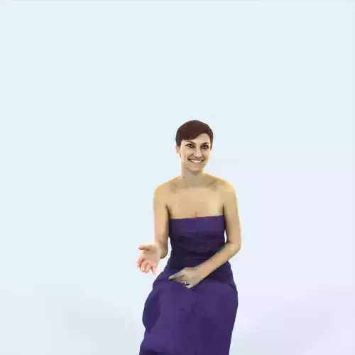 Luna 20A Explaining Sitting Event Elegant Woman