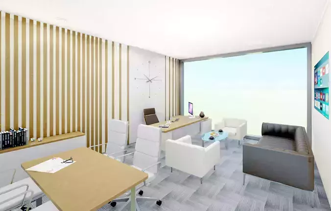 Office Design 3D model