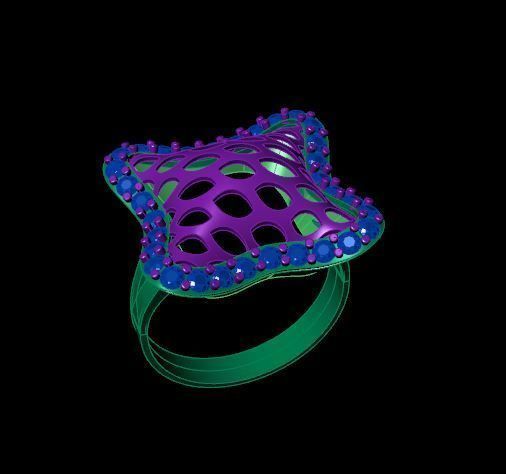 Rings 3D print model_2