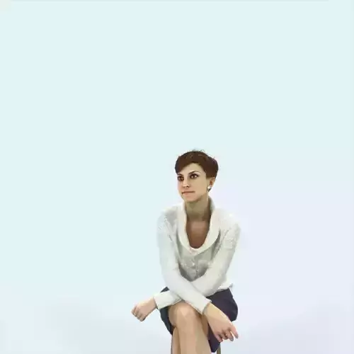 Luna 22F Listening Sitting Casual Woman