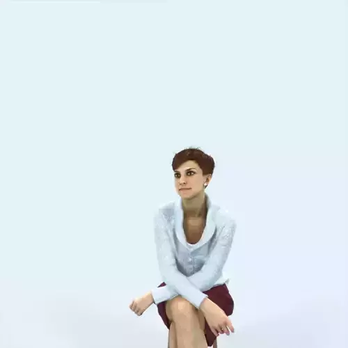 Luna 22E Listening Sitting Casual Woman