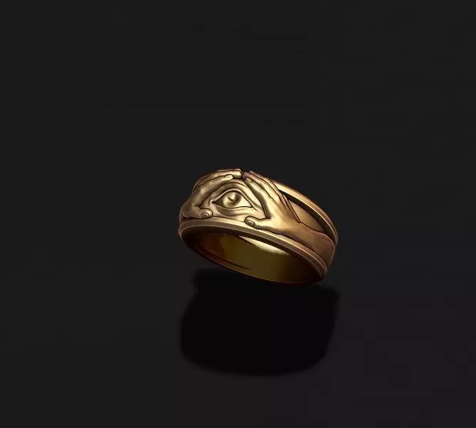Eye of providence ring 3D print model