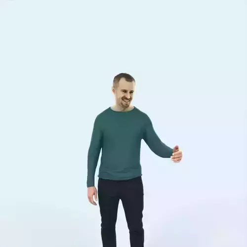 Master 17E Couple Listening Casual Man