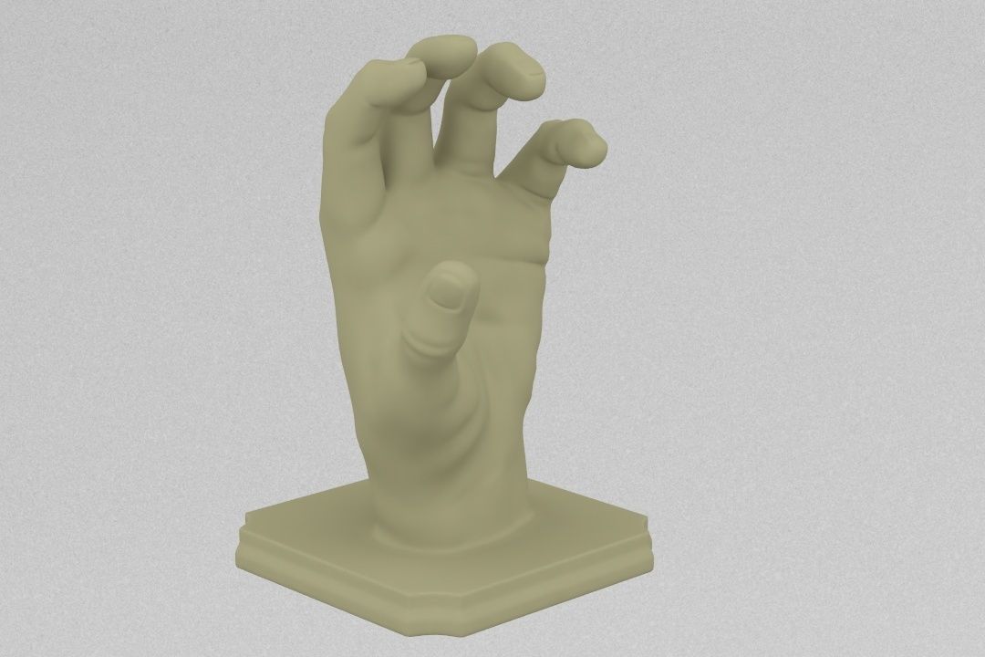 Hand people 3D print model_1