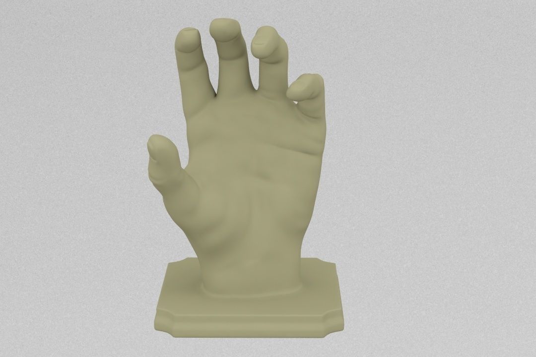 Hand people 3D print model_2