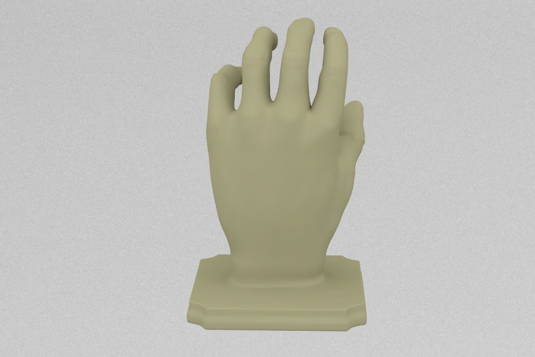 Hand people 3D print model_5