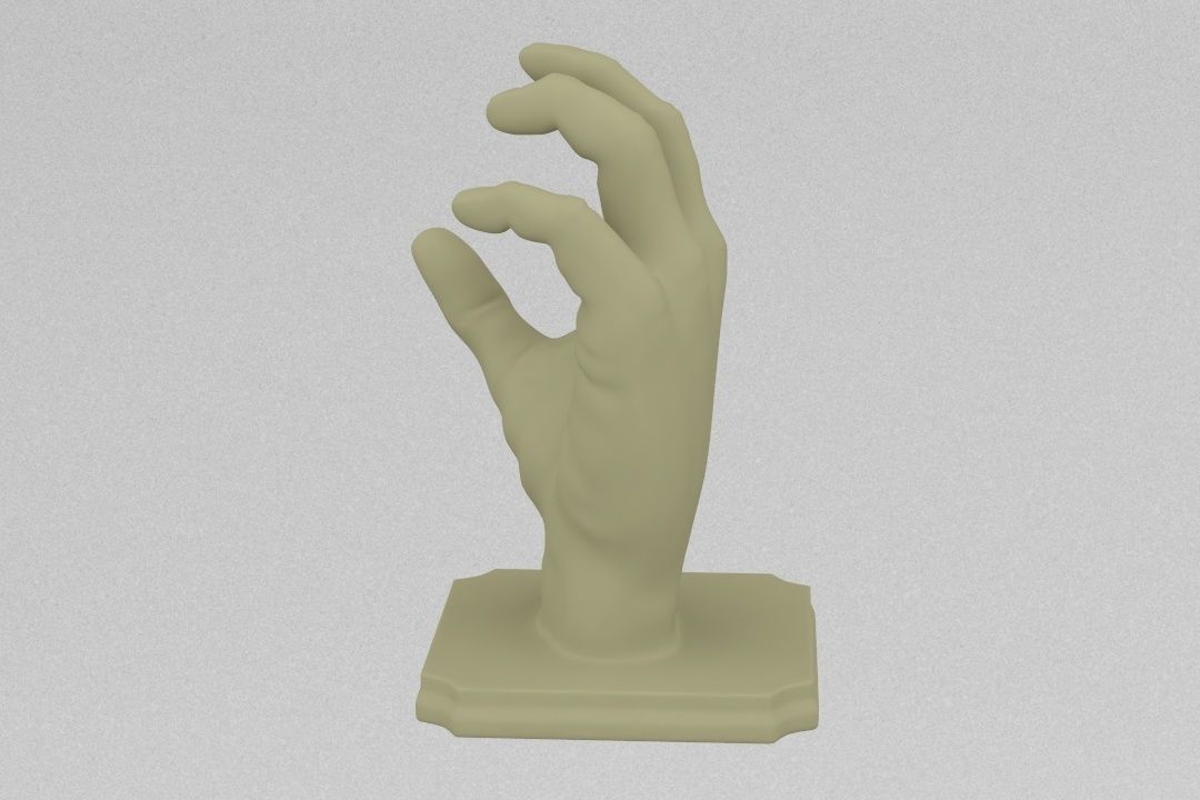 Hand people 3D print model_4