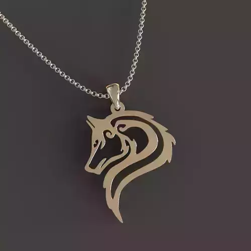 Wolf pendant