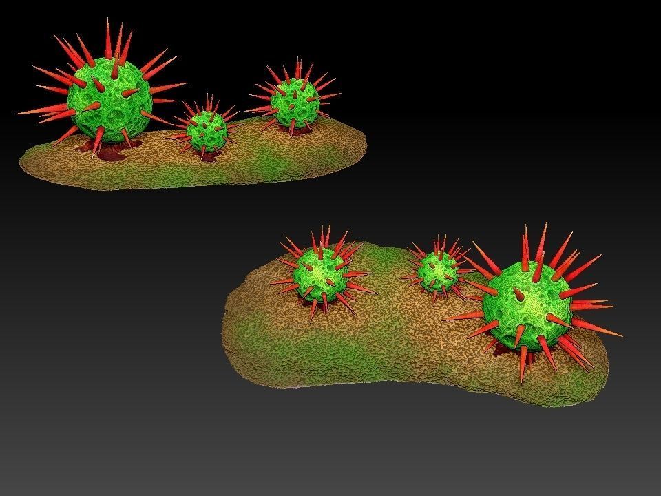 PACK ALIEN PLANTS OLDHAMMER 3D PRINTABLE MODEL 3D print model_12