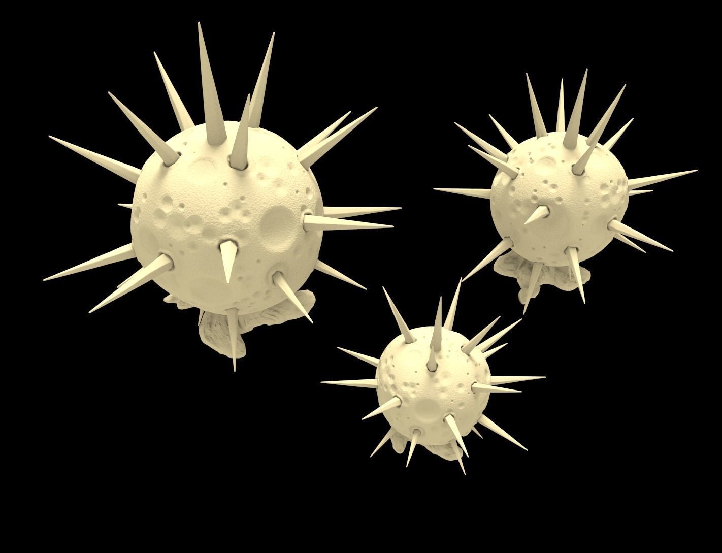 PACK ALIEN PLANTS OLDHAMMER 3D PRINTABLE MODEL 3D print model_6