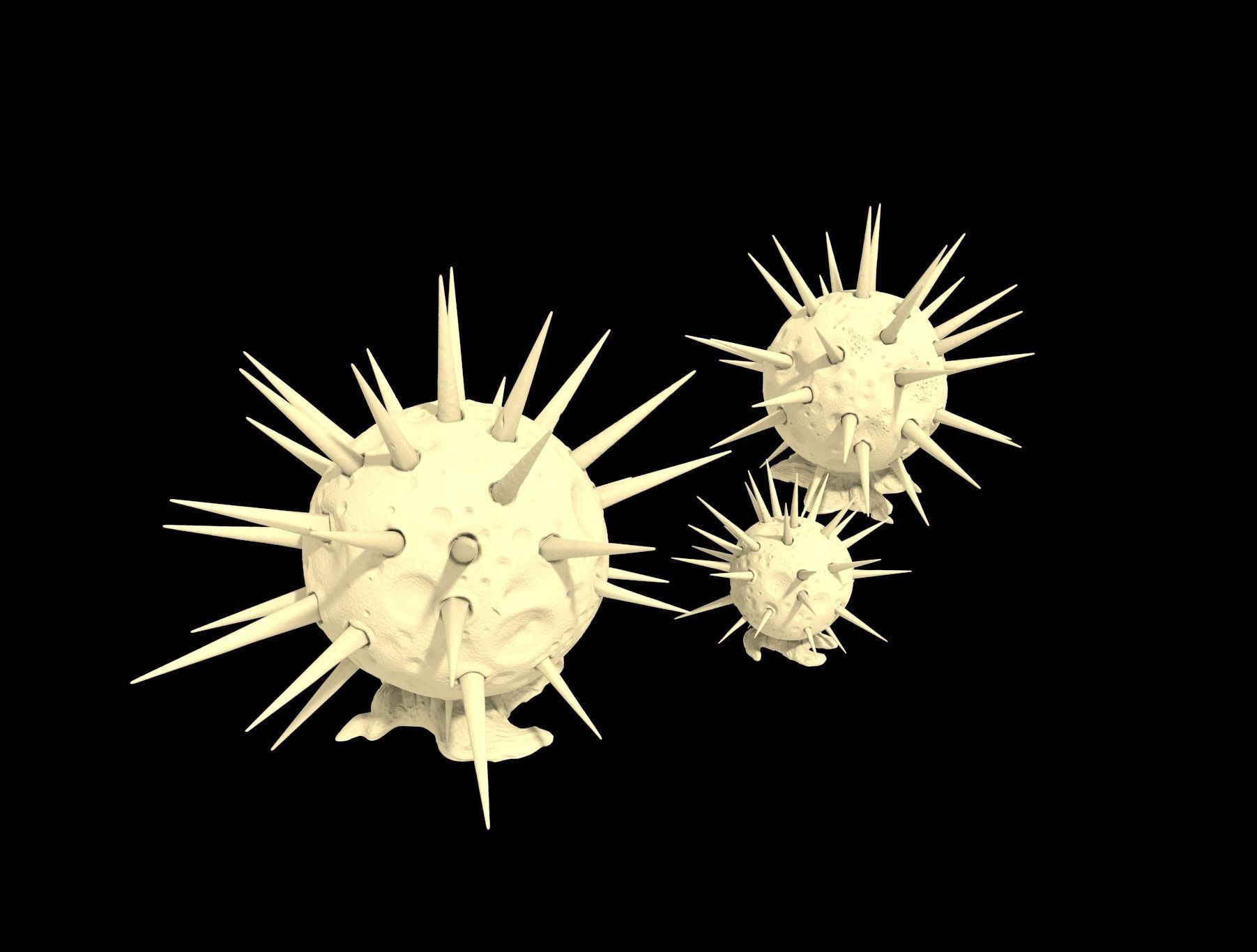 PACK ALIEN PLANTS OLDHAMMER 3D PRINTABLE MODEL 3D print model_10