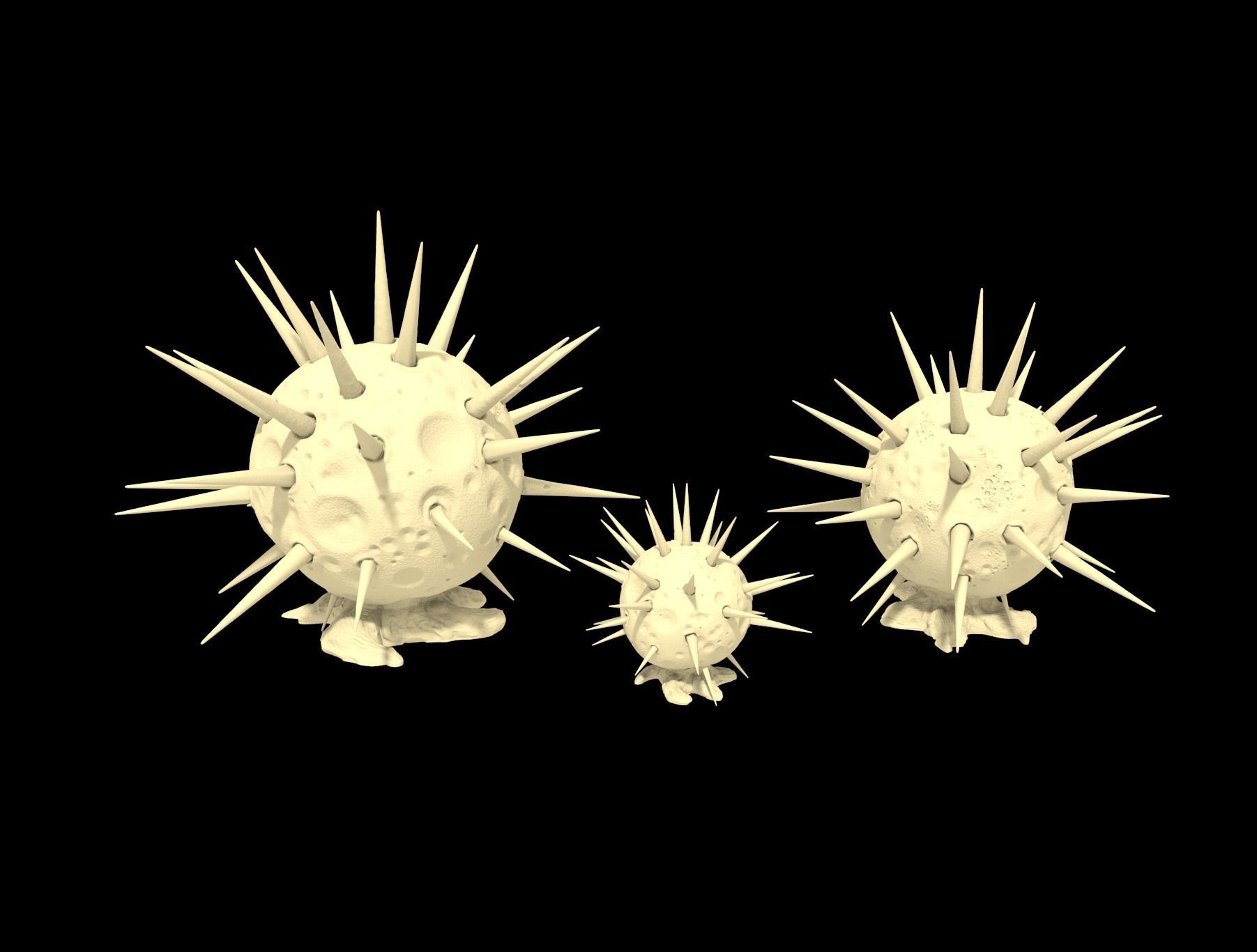 PACK ALIEN PLANTS OLDHAMMER 3D PRINTABLE MODEL 3D print model_8