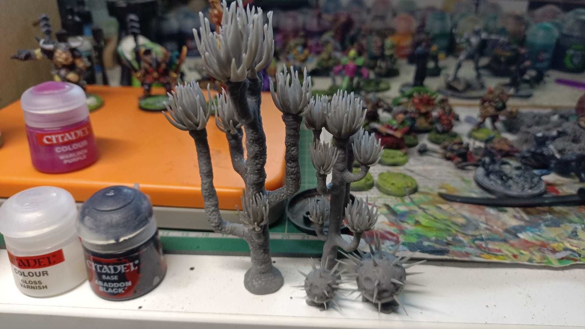 PACK ALIEN PLANTS OLDHAMMER 3D PRINTABLE MODEL 3D print model_3