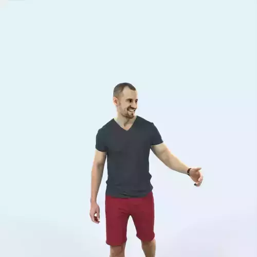 Master 24K Explaining Couple Summer walking Casual Man