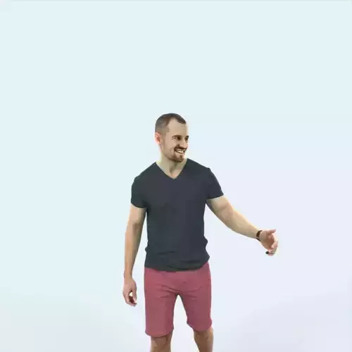 Master 24G Explaining Couple Summer walking Casual Man