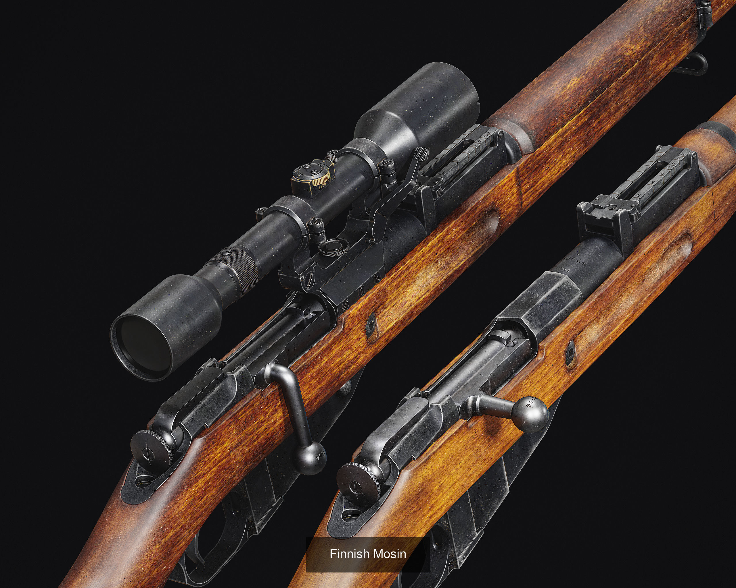 Finnish Weapons Pack 3D Model Collection_4