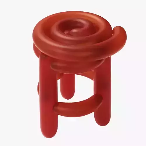 Blowing Stool 3D model
